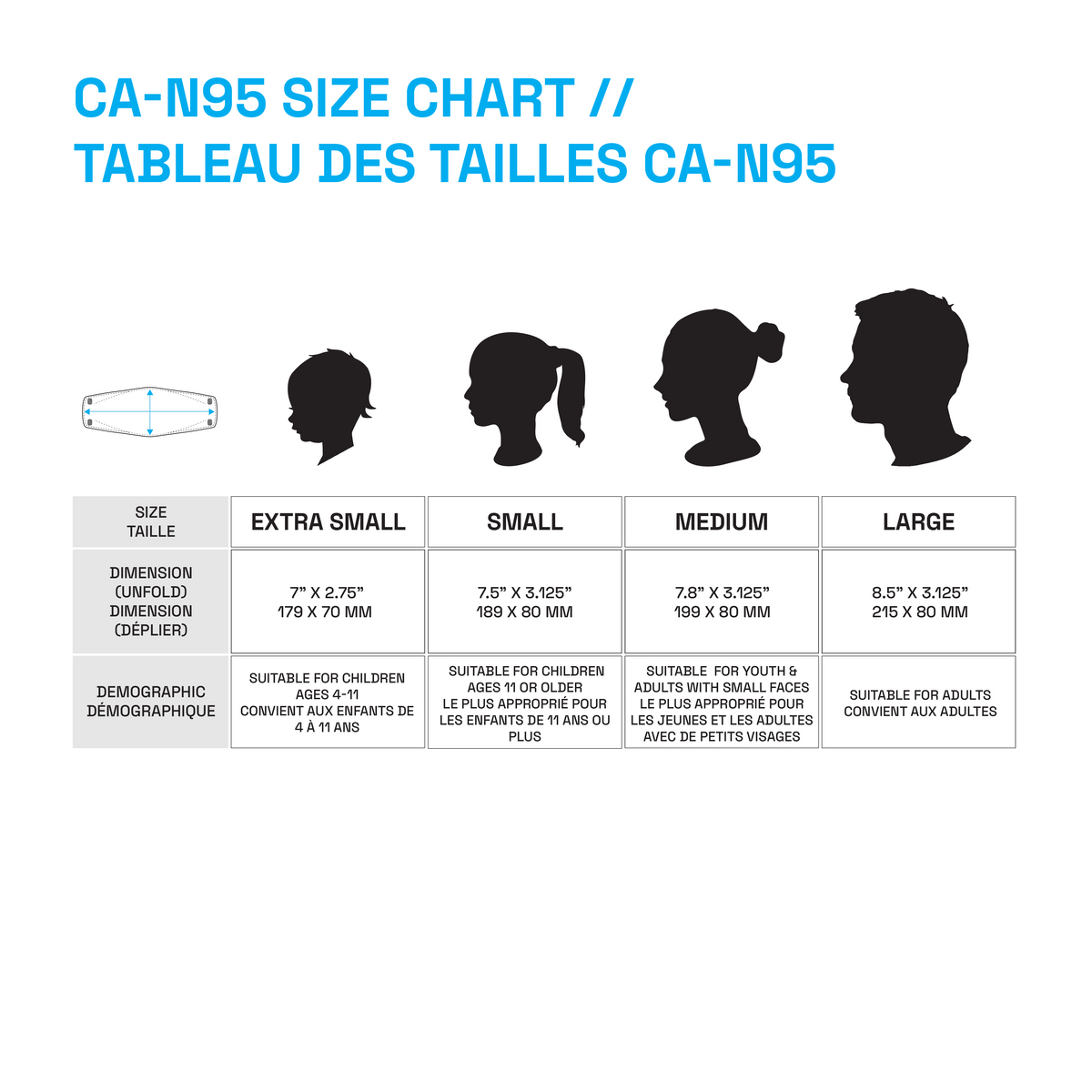 Respirator | CA-N95 Non-Certified | Small