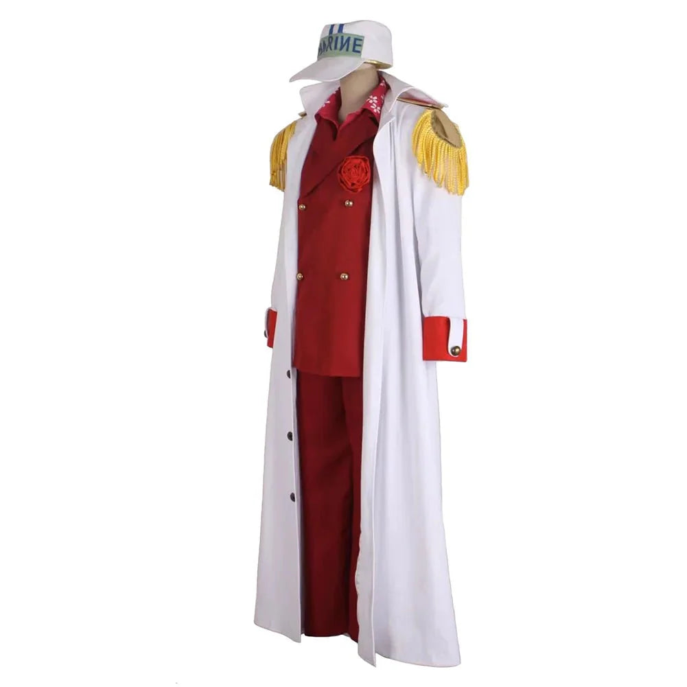 Akainu Cosplay Sakazuki Admiral Suit Halloween Costume