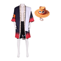One Piece Portgas D. Ace Alabasta Cosplay Outfit