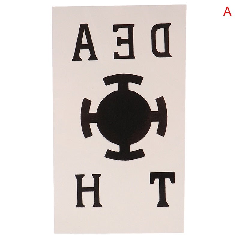 One Piece Trafalgar Law Finger Tattoo Cosplay Stickers